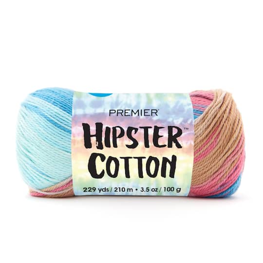 Premier� Yarns Hipster Cotton? Yarn in Desert Skies | 3.5 oz | Michaels�